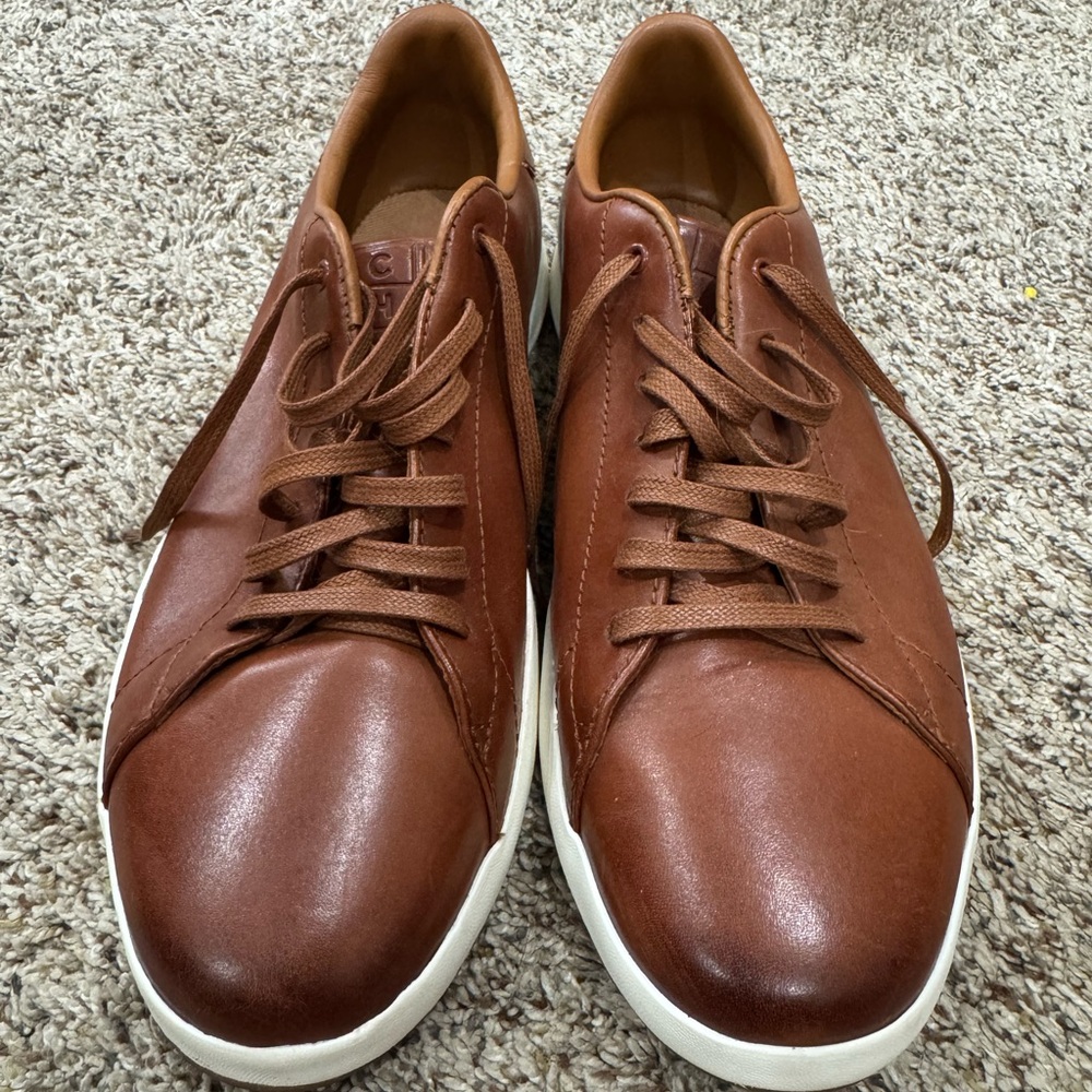 Cole Haan Grandpro Brown Leather Men's Sneakers